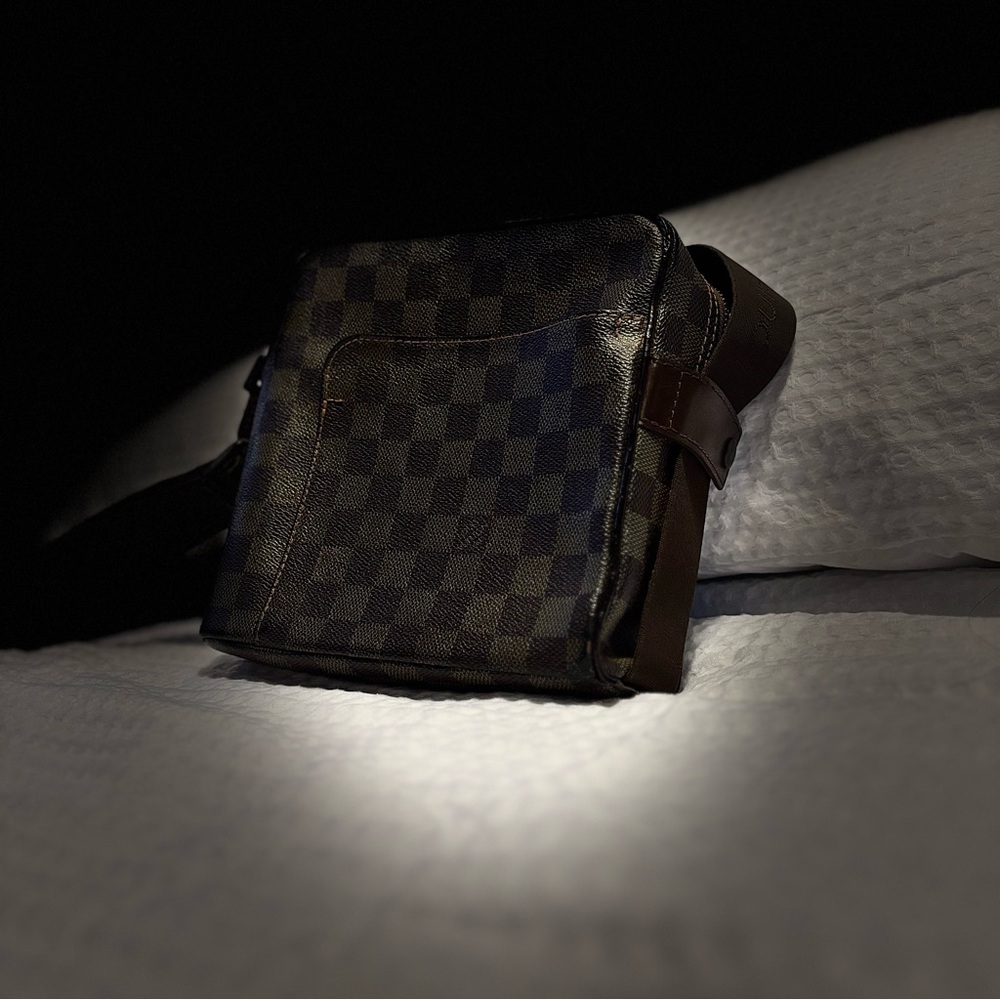 Authentic Louis Vuitton Damier Ebene Olaf PM